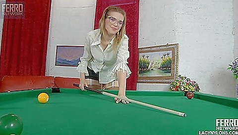 Black-haired lesbian fuck session with blonde and brunette