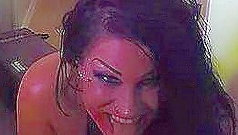 Female in black clothing gets deep throat deepthroat in vr