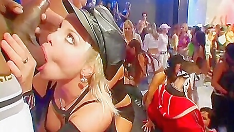 Milf with a huge titties in one hot group sex scene