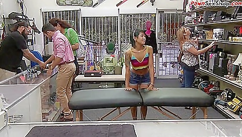 Pawnshop Asian Pov Fucked In Pawnshop Office After Throating