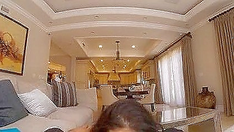 Latina babe getting fucked in doggy style and creampie