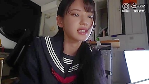 Japanese teen is getting her pussy fucked hard in this one