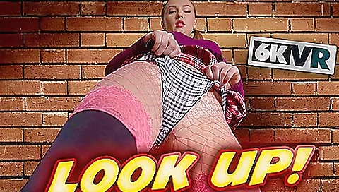 Look Up! - Panty Close Up Fetish Stockings Babe - Jenny Wild