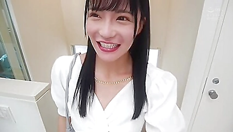 Asian brunette anime porn video with deepthroat porn