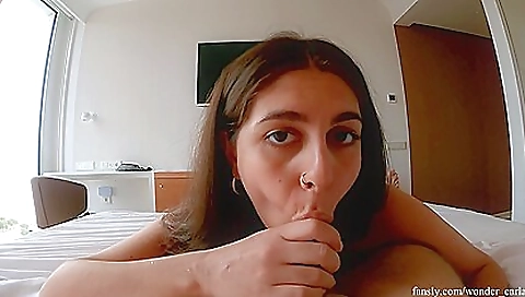 Pretty Girl Asked To Speak Her Back With Sunscreen