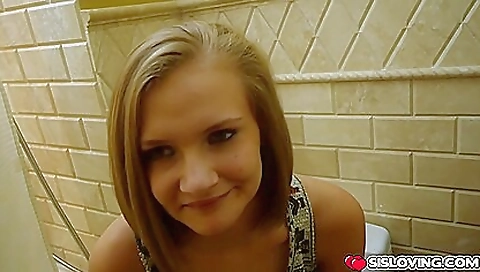 Busty girl fucks a cock in her mouth and pussy in a hot porn