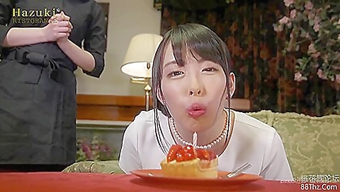 Japanese redhead gets fucked on the sofa in a group sex video