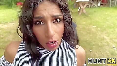 Beautiful brunette girl riding on her boyfriend's cock