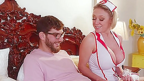 Hottie with a huge ass in a dressing room going down