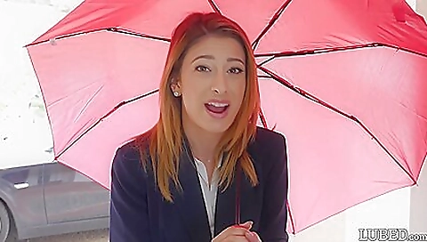 Busty brunette with hairy body giving blowjob and riding